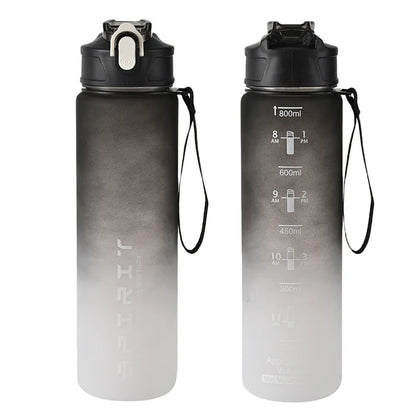 1PCS 800ML Large Capacity Sports Water Bottle – Leak-Proof, Portable Plastic Cup for Gym, Outdoor, Travel & Fitness